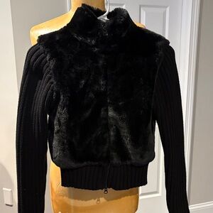 Cozy Black Teddy Jacket for Kids